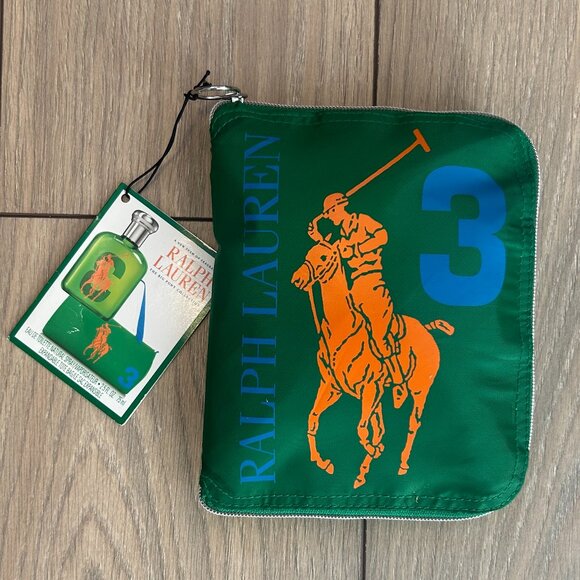 Polo Ralph Lauren Other - Polo Ralph Lauren Green Expandable Tote Bag